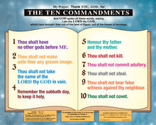 Load image into Gallery viewer, The Ten Commandments Large Poster